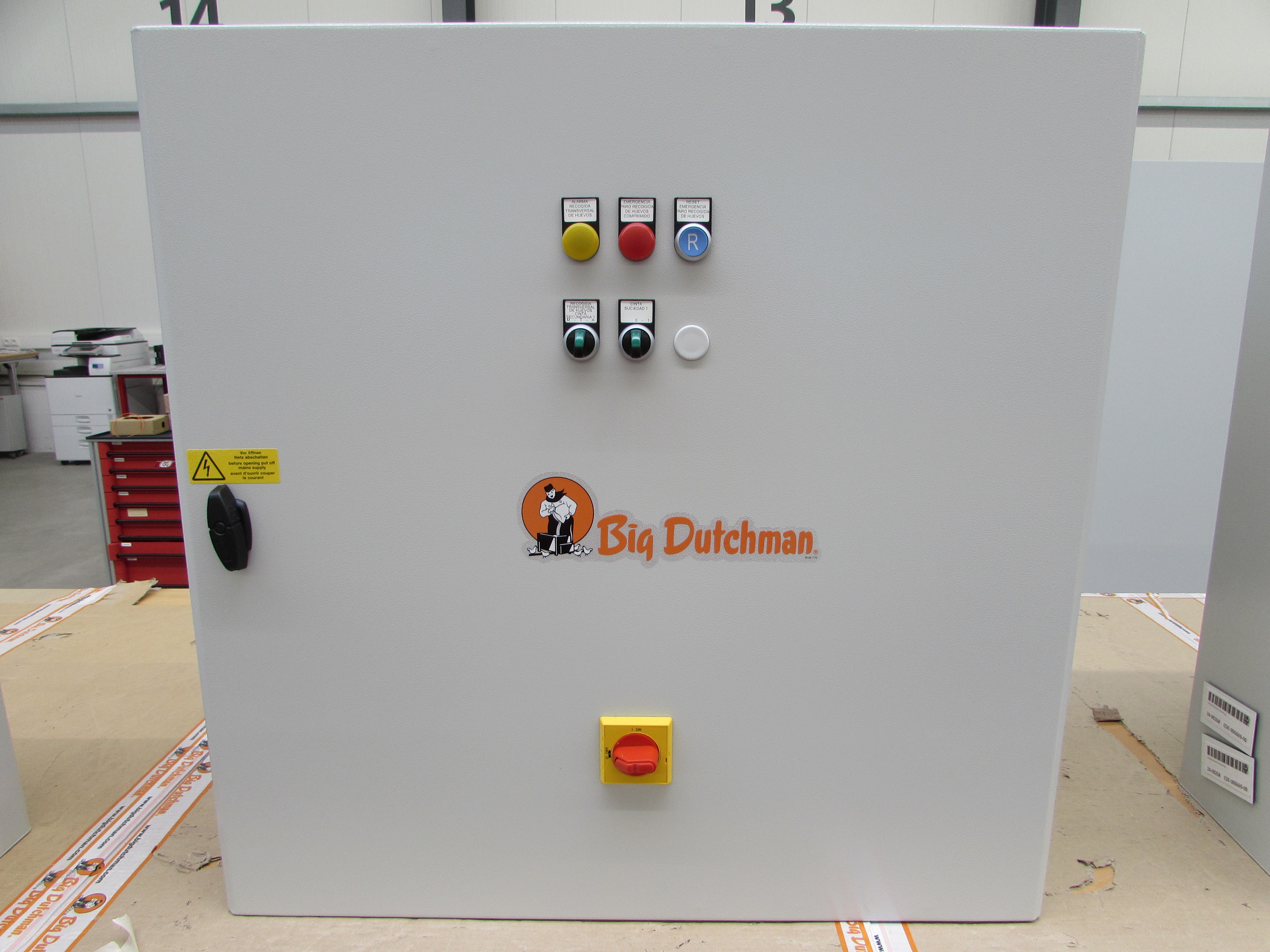 Control panel egg cross collection 2 houses